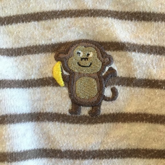 Monkeys! Four Sleep and Play outfits (3 & 6 mos) - Picture 9 of 11